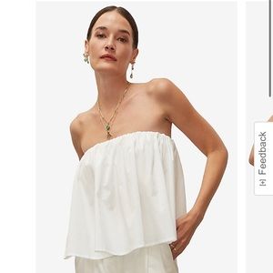 CRESCENT Poplin Tube Top